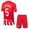 Dječji - Dres + Kratke Hlače Atlético Madrid R. De Paul 5 Domaći 23/24